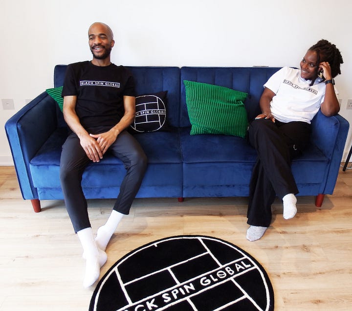 Black Spin Global hoodie