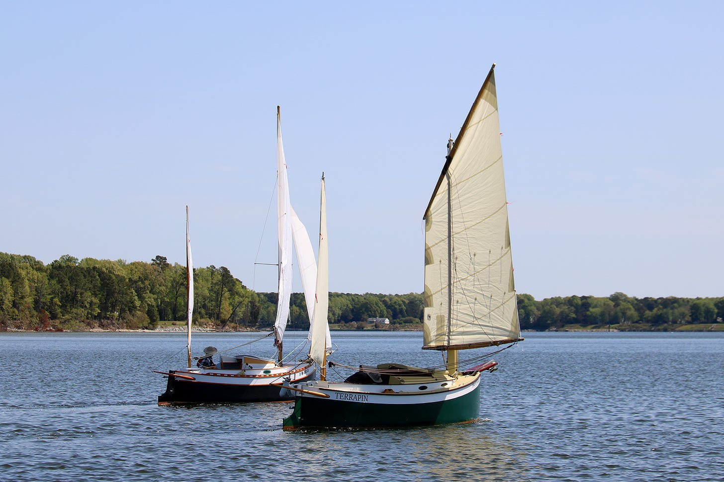 Autumn Leaves, a canoe yawl by John C. Harris
