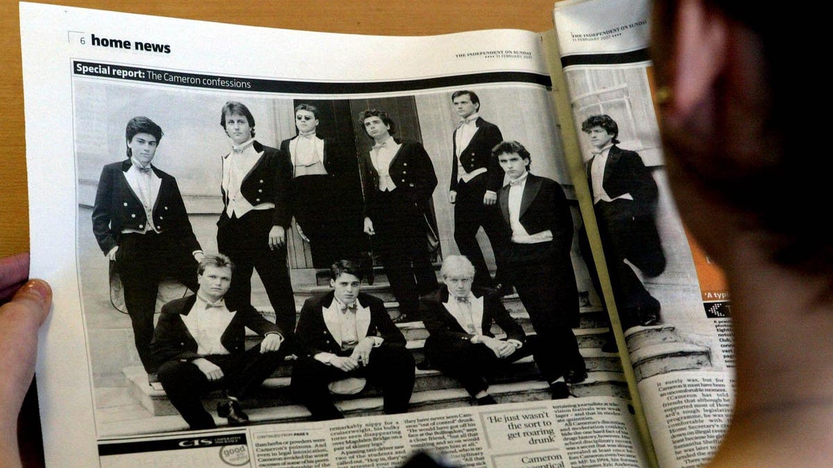 Confessions of a Reformed Bullingdon Club Member