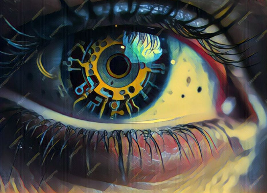 The Algorithm God - by Su Terry - Temple of Artists