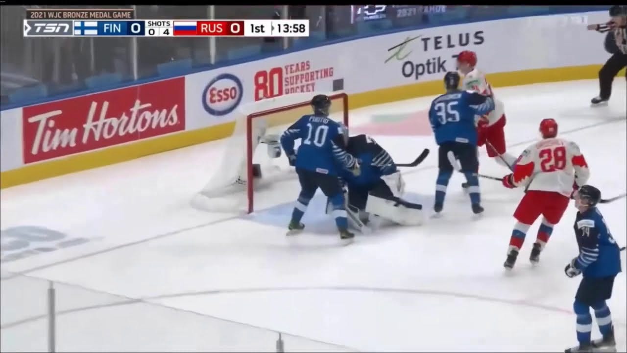 Suomi - Venäjä U20 MM Pronssiottelu Huippuhetket - YouTube