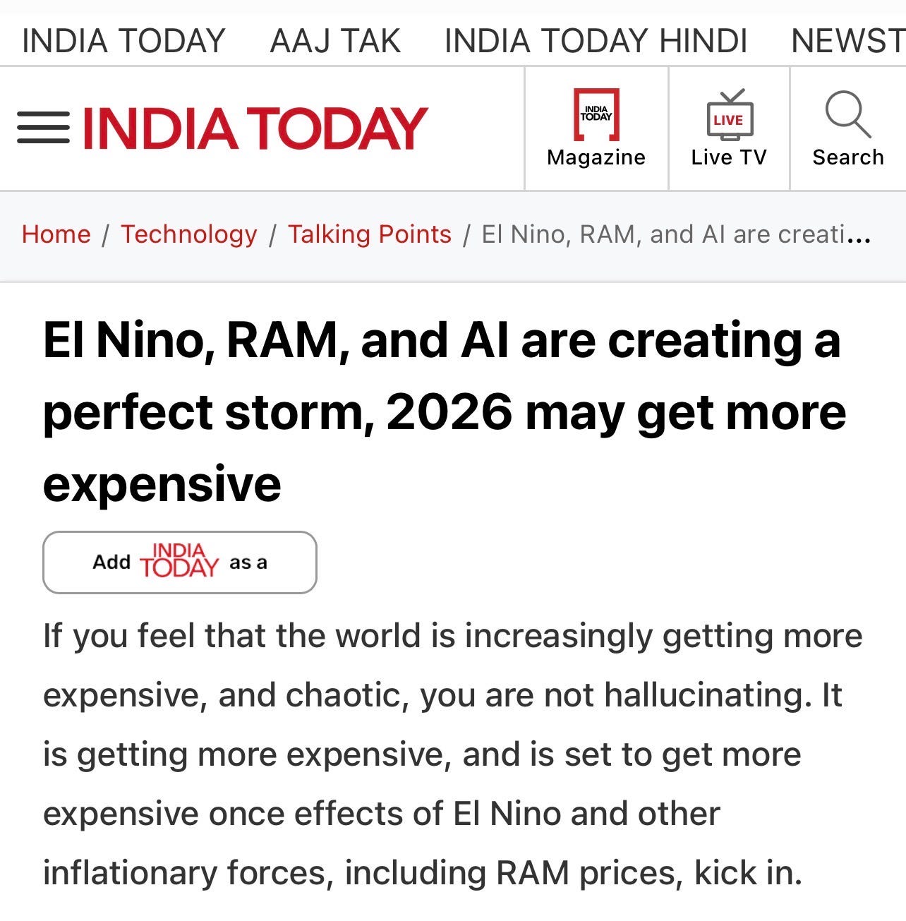 The perfect storm amid Global System Rupture