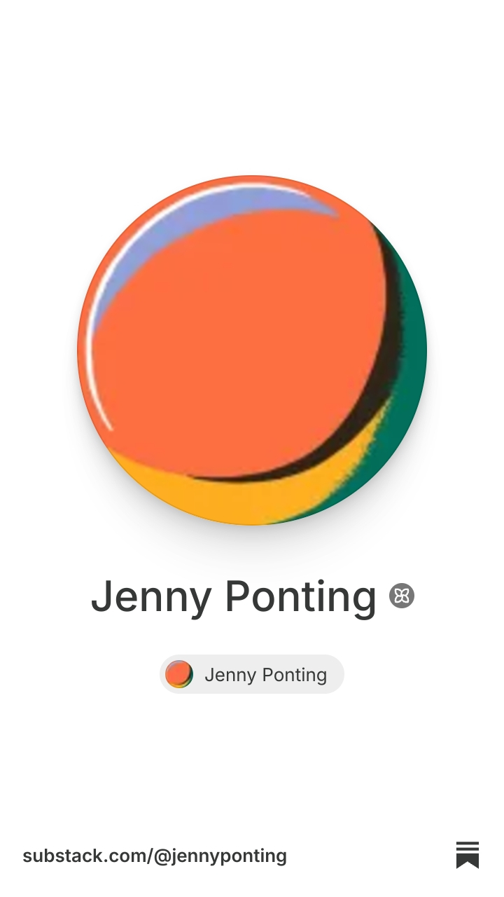 Jenny Ponting | Substack