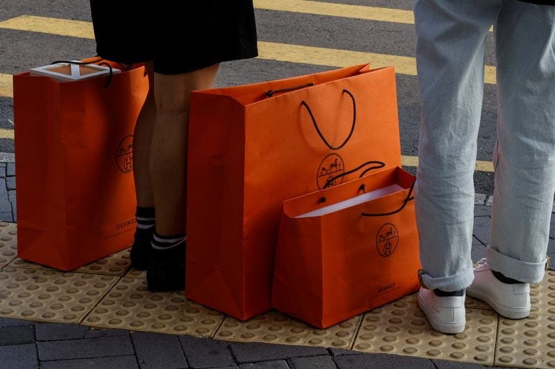 Hermes has recently seen a dip in sales