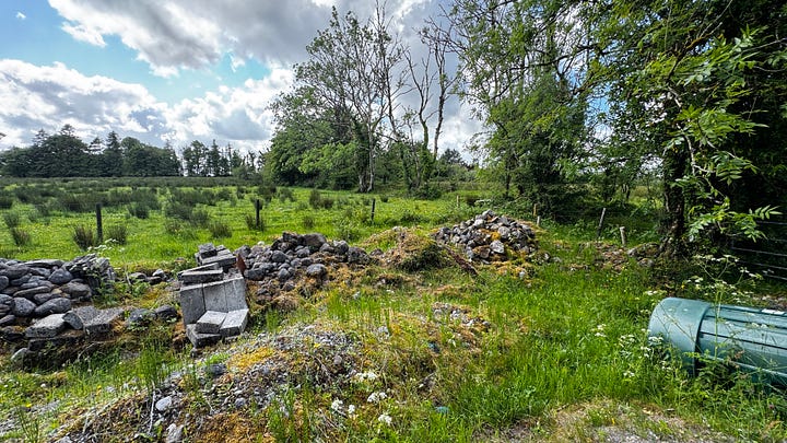 photos of a ruined home in Sligo