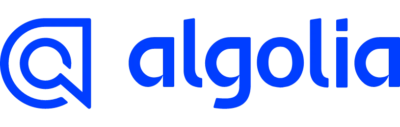 Algolia logo showing expansion from EU to U.S. Algolia logo showing expansion from EU to U.S.