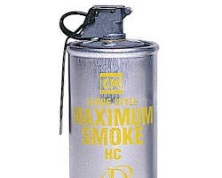 Image of Safariland Defense Technology Military Style Maximum HC Smoke grenade canister