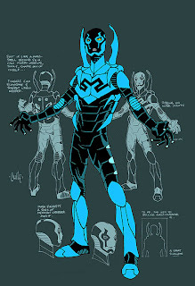 Nice silhouette, kid. Blue Beetle