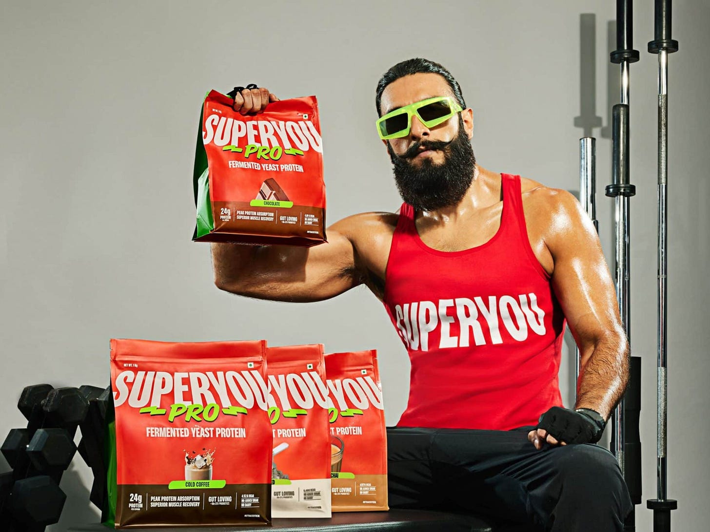Bollywood's Ranveer Singh Launches Fermented Yeast Protein Powder in India