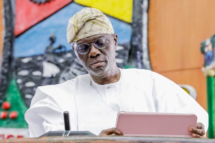 A file photo of Governor Babajide Sanwo-Olu at the Lagos State House of Assembly. Credit: LSHA / Twitter A file photo of Governor Babajide Sanwo-Olu at the Lagos State House of Assembly. Credit: LSHA / Twitter