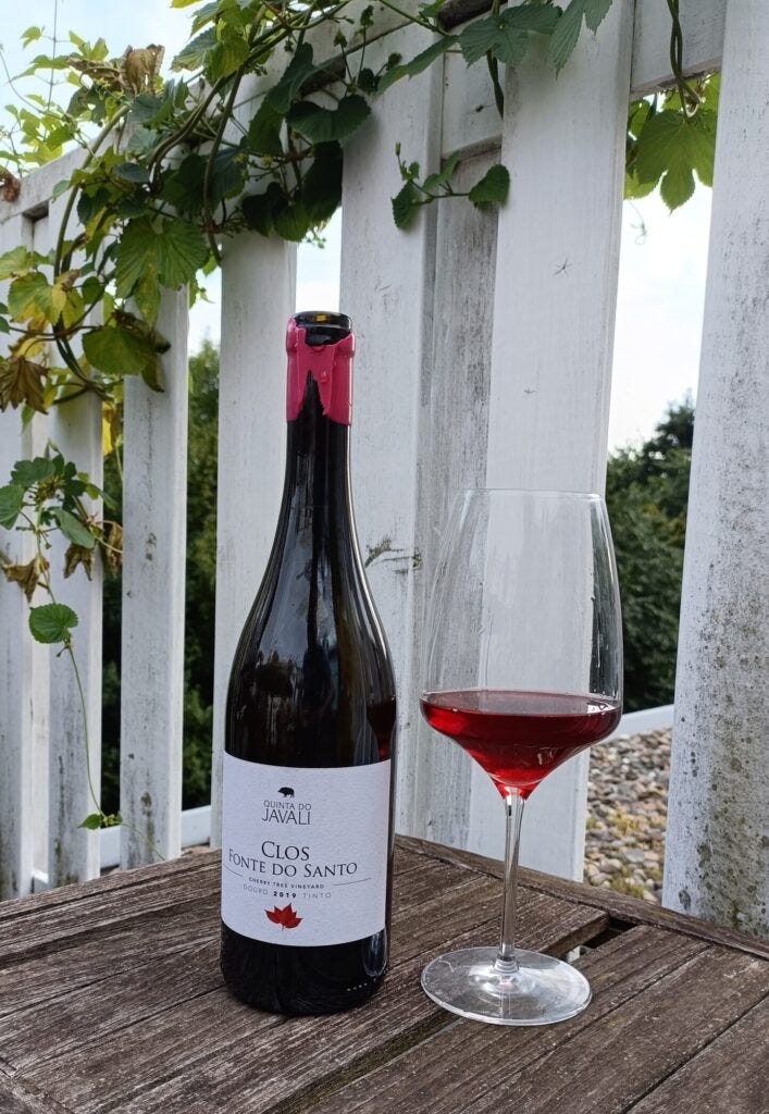 Quinta do Javali - Clos Fonte de Santo 2019. Red wine from Douro, Portugal. Photo (C) Simon J Woolf Quinta do Javali - Clos Fonte de Santo 2019. Red wine from Douro, Portugal. Photo (C) Simon J Woolf