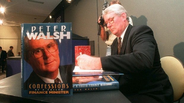 Peter Walsh, acid guardian of taxpayers and former finance minister, dead  at 80