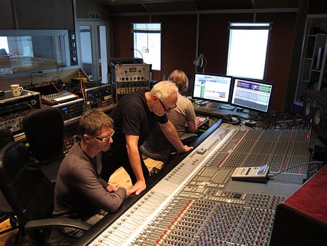 Recording at The Chairworks studio