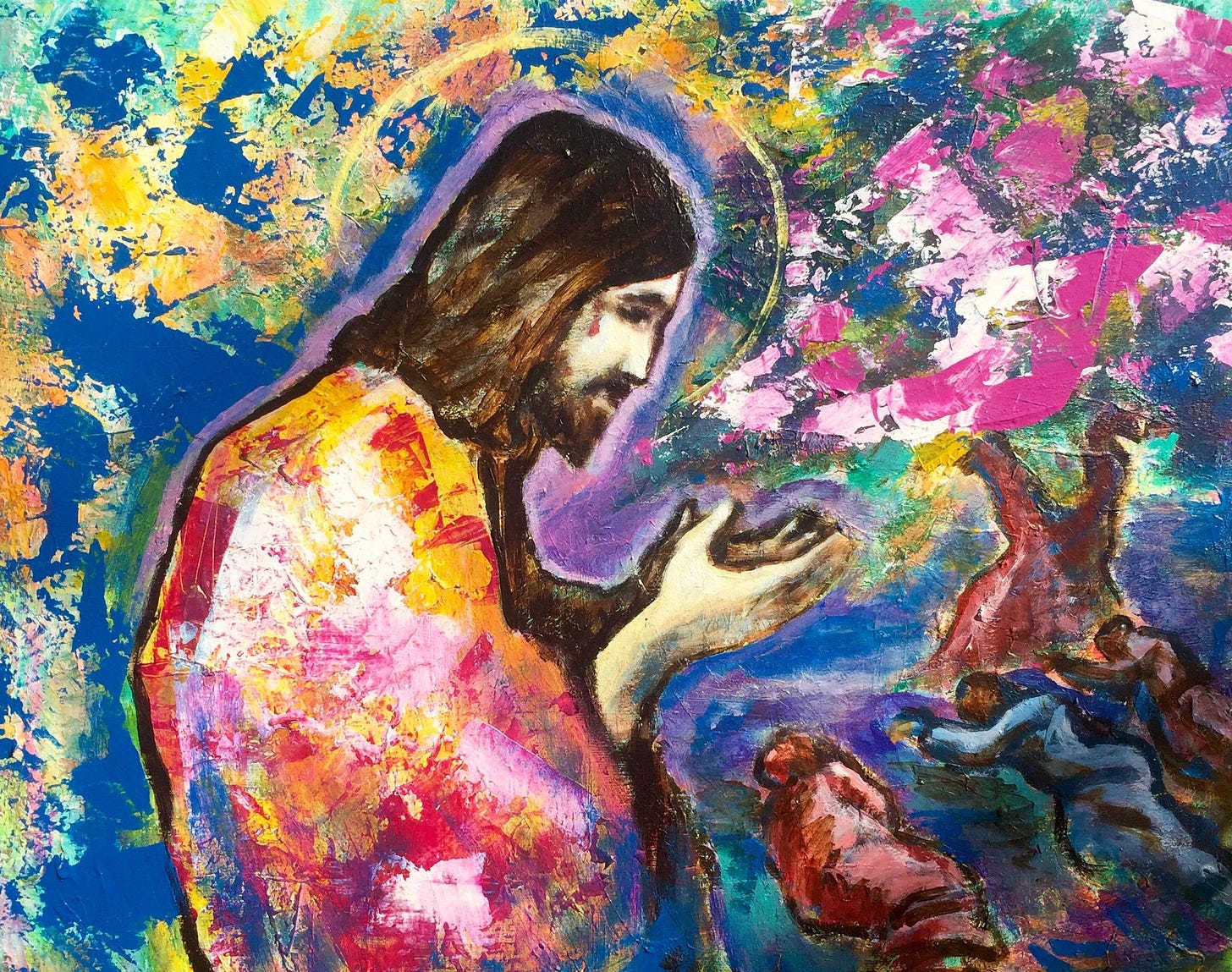 Christ in Gethsemane by Pavol Olsavsky III. | Catholic artist ...