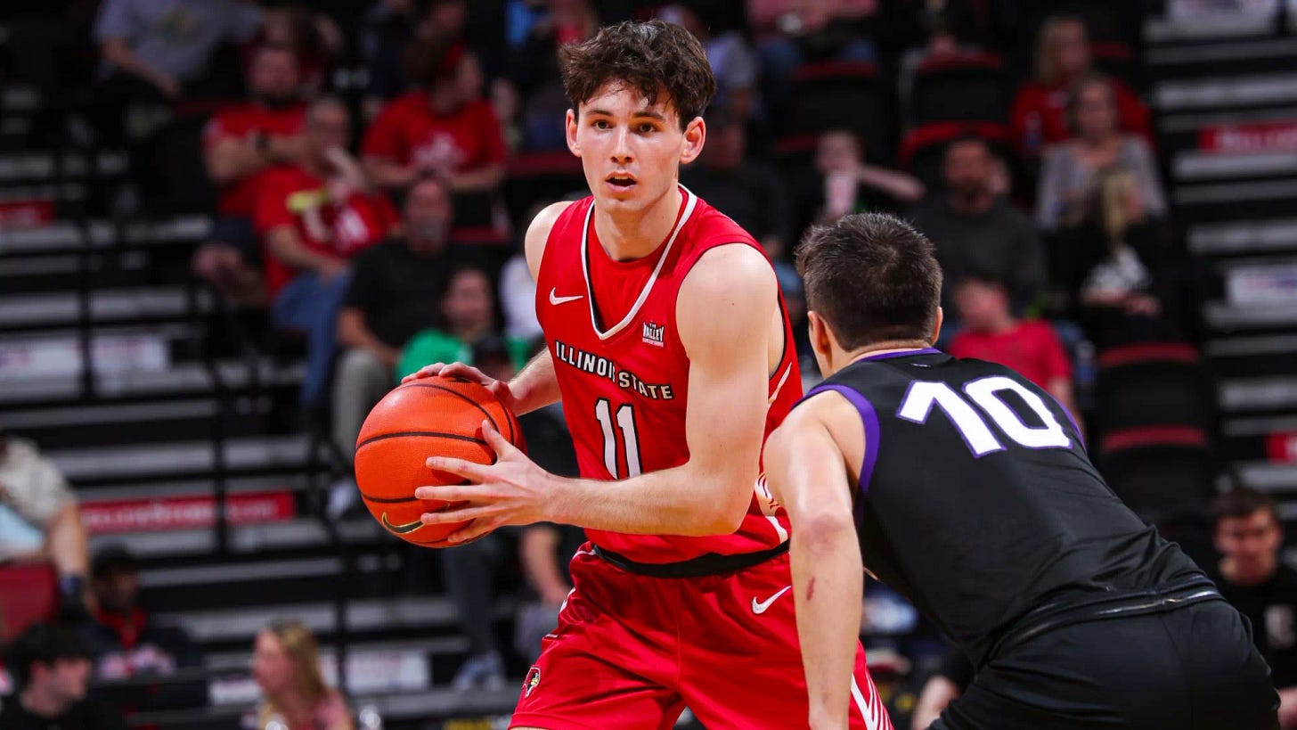 Johnny Kinziger Earns Second MVC Freshman of the Week Honor This Season -  Illinois State University Athletics