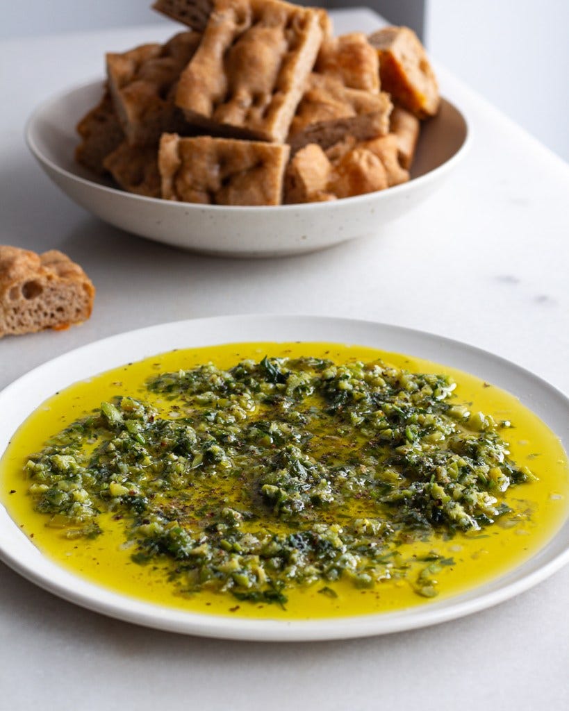 Sizzled Jalapeño Dipping Oil