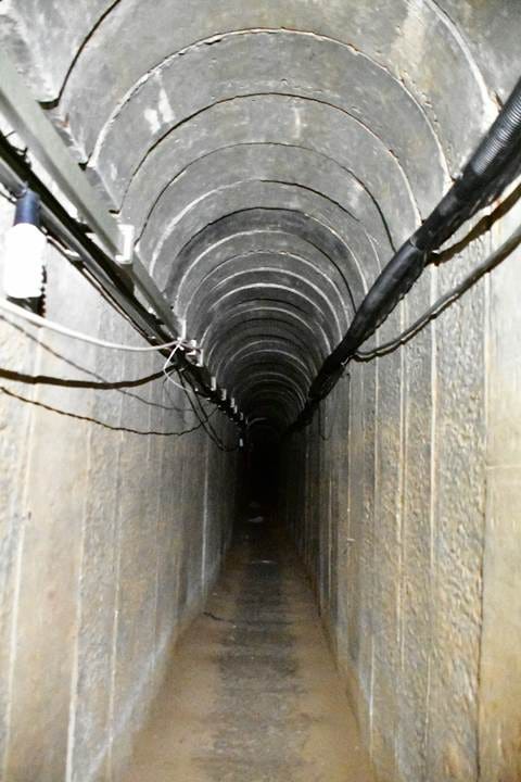 Long shot of a tunnel