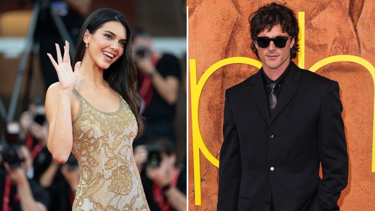 Photo of Kendall Jenner and Jacob Elordi got cozy at the Museum Gala. Photo of Kendall Jenner and Jacob Elordi got cozy at the Museum Gala.