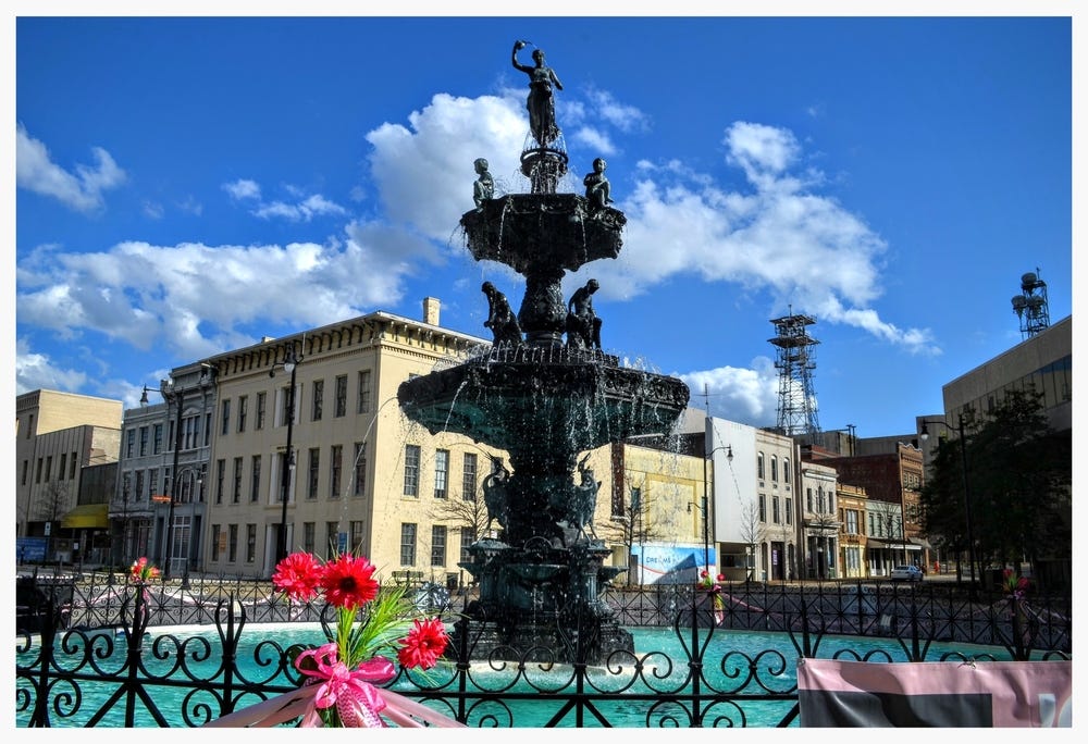 Court Square Fountain, Montgomery, Montgomery County, Alabama