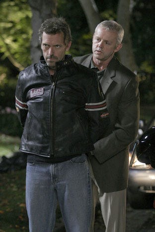 Morse and Hugh Laurie in House MD