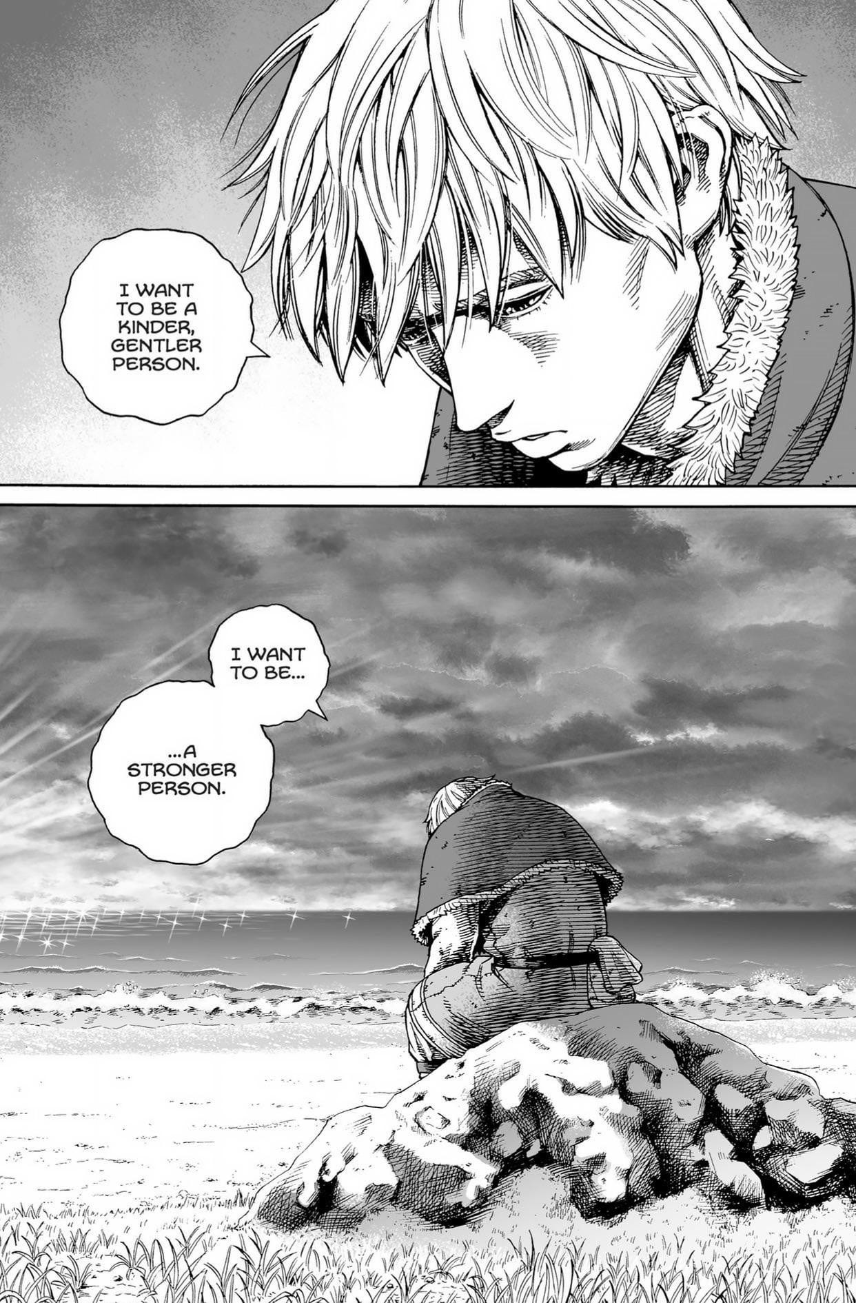 Manga] one of my favorite panels of all time: thorfinn's definition of  strength. this scene always inspires me to be a better person. what's your  favorite panel of the series and why? :