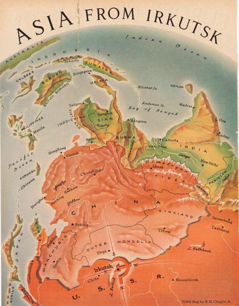 Asia desde Irkutsk (1952) Asia desde Irkutsk (1952)