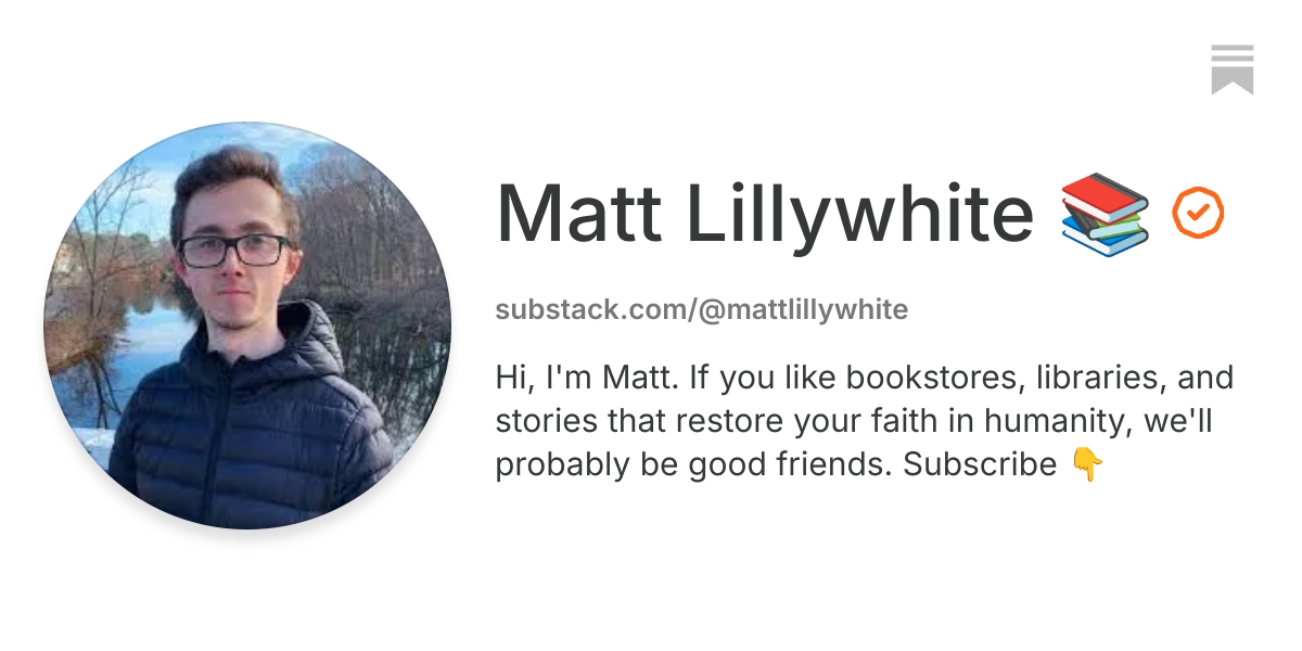 Matt Lillywhite 📚 | Substack