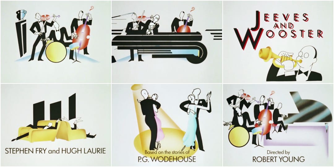 Jeeves and Wooster (1990) — Art of the Title