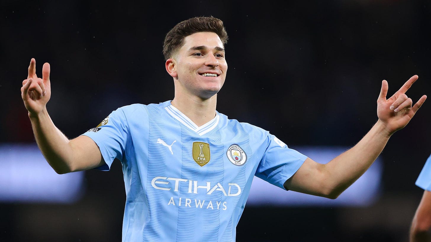 Pep Guardiola hails 'amazing' Manchester City star Julian Alvarez after Burnley brace - 'An extraordinary player' - TNT Sports Pep Guardiola hails 'amazing' Manchester City star Julian Alvarez after Burnley brace - 'An extraordinary player' - TNT Sports