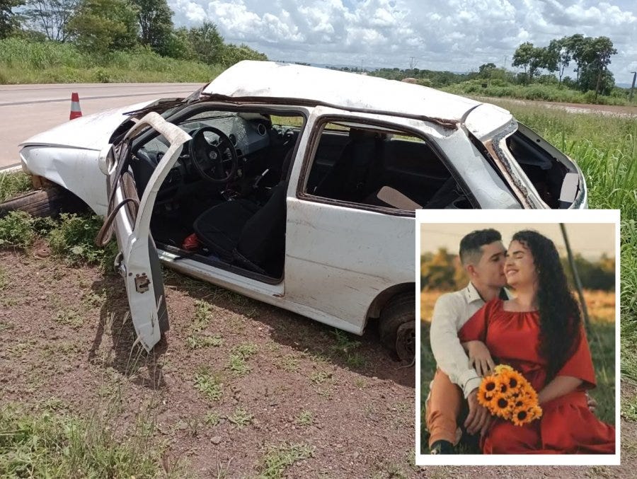 |Mato Grosso| Esposa recebe a notícia da morte do marido por infarto, sofre acidente e morre à caminho da cidade de Pedra Preta/MT |Mato Grosso| Esposa recebe a notícia da morte do marido por infarto, sofre acidente e morre à caminho da cidade de Pedra Preta/MT
