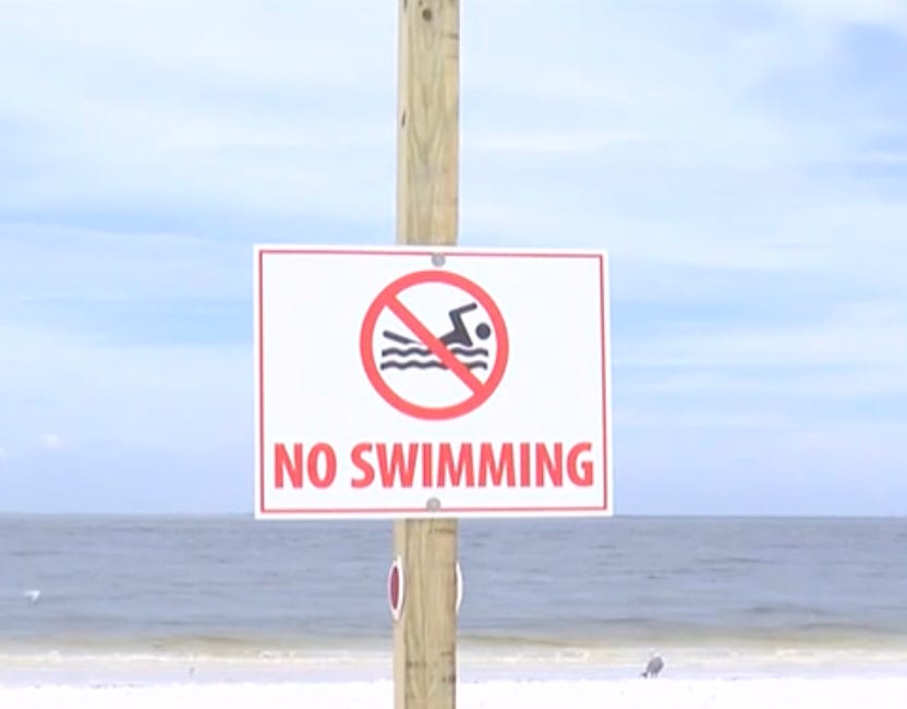 No-Swimming Signs Posted at Bean Point Following Multiple Incidents