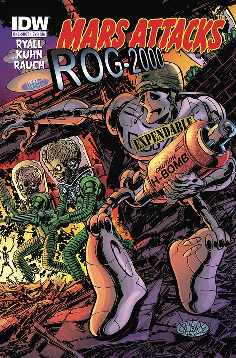 Other than the Martians, none of these characters actually appeared in the series itself.