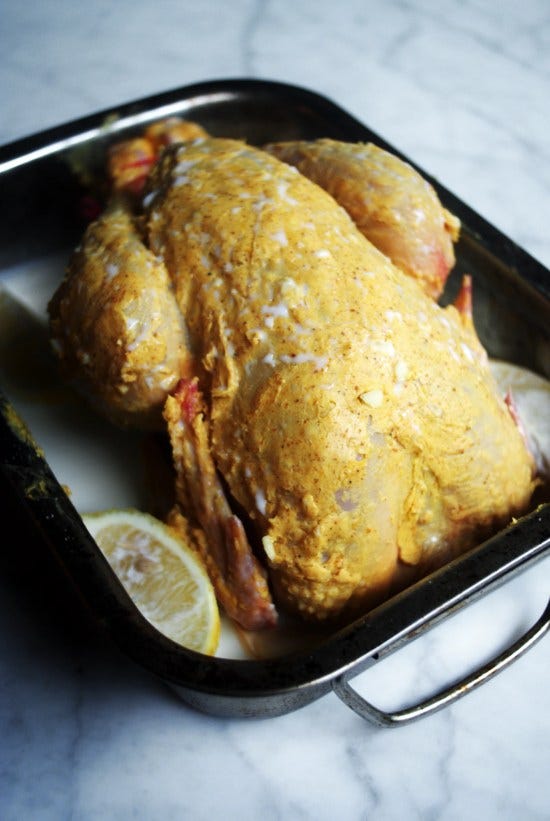 milk-roasted chicken