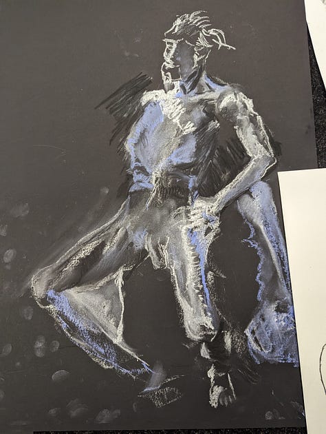 life drawing male nude cardiff and aberdare