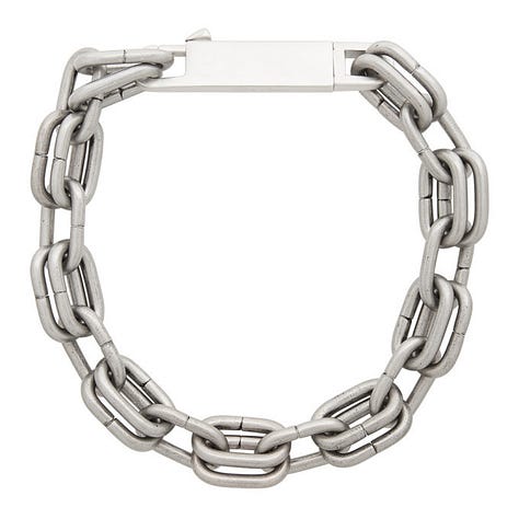 Rick Owens Industrial jewellery trend