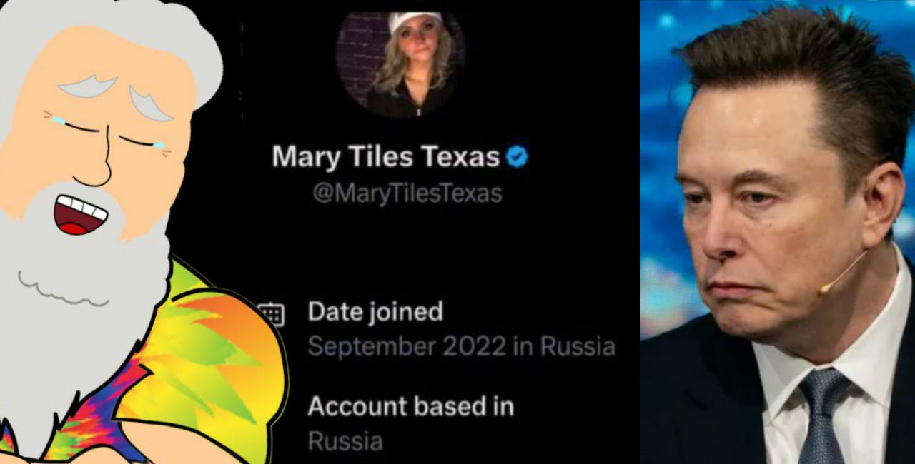 Musk Accidentally Proves Most MAGA Accounts On Twitter Live In Russia
