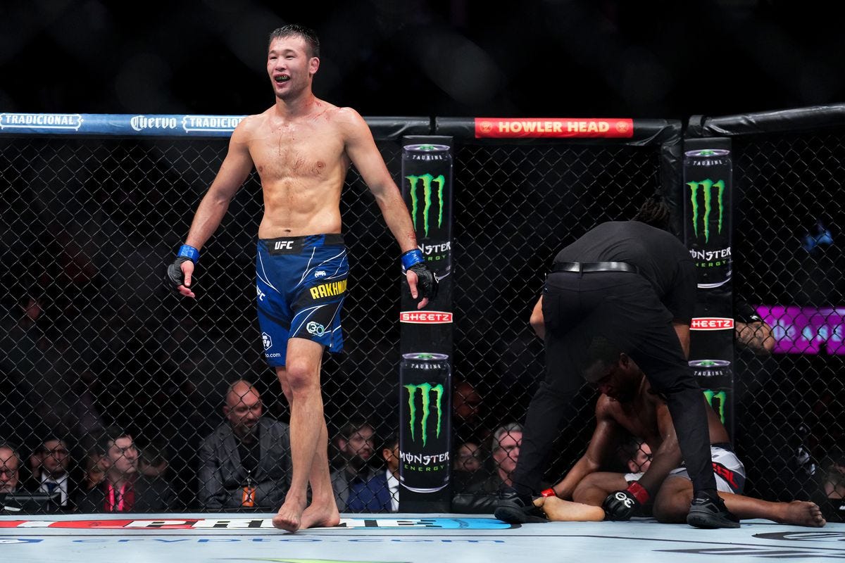 Hit him with the bouncer choke': Fighters react to Shavkat Rakhmonov's  finish of Geoff Neal at UFC 285 - MMA Fighting