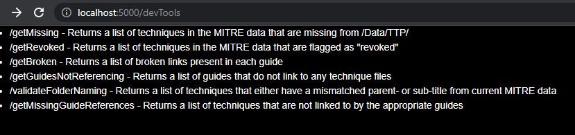 Developer Maintenance Tools