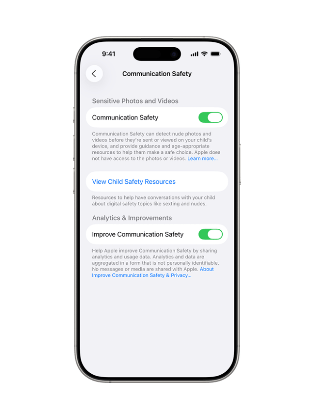 Apple's Communication Safety