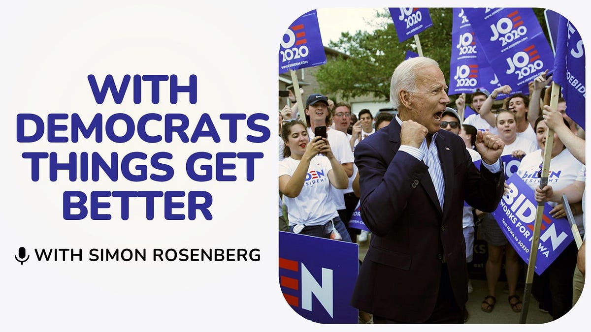 With Democrats, Things Get Better - October, 2023