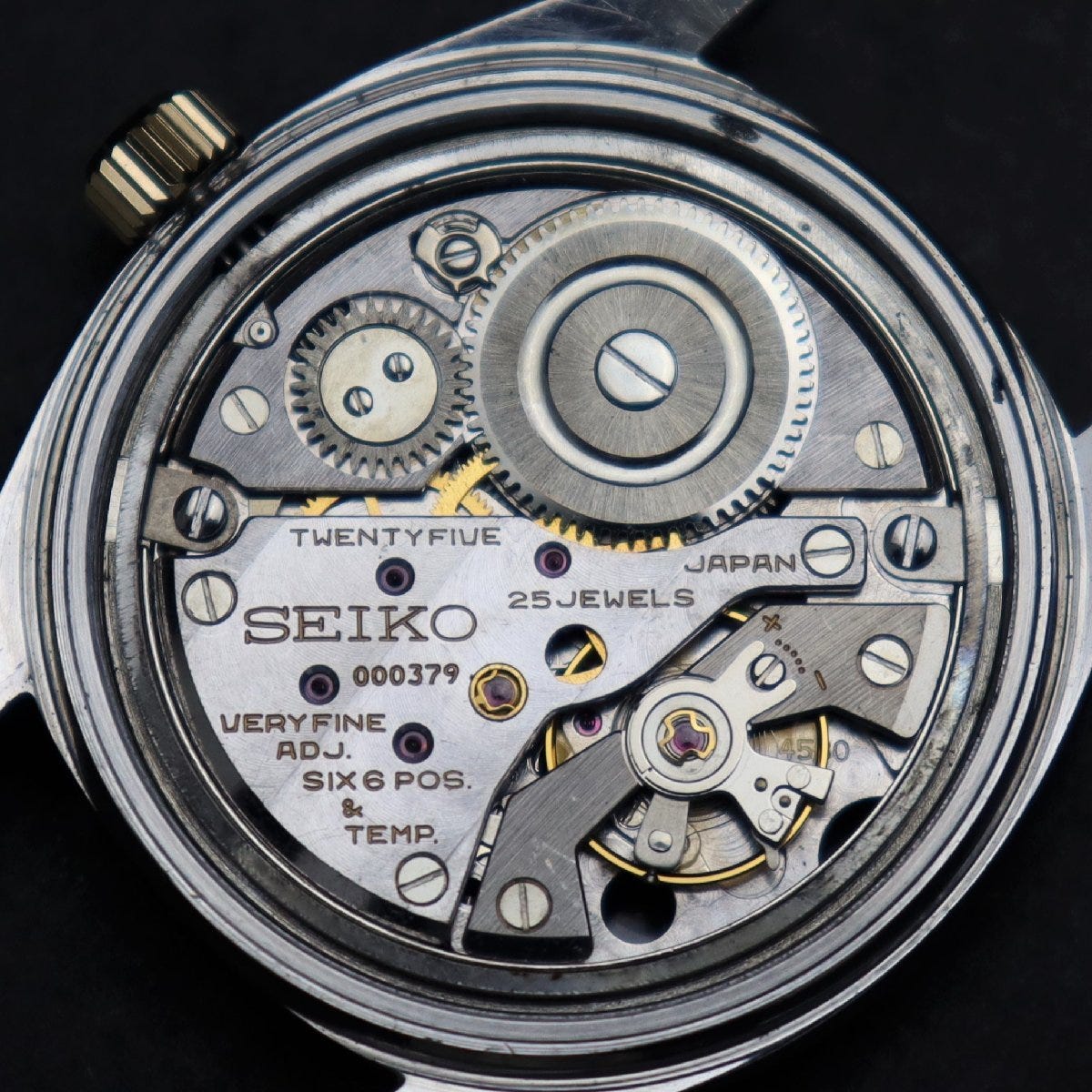 Extremely rare overhauled SEIKO 45GS Grand Seiko VFA manual winding 4580-7010 cal.4580 25 stone 1970 VFA special adjustment product 12h operation OK translation exist body only men's