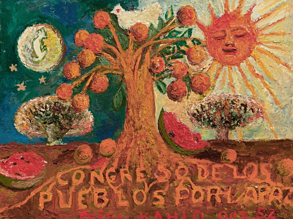 FRIDA KAHLO | CONGRESO DE LOS PUEBLOS POR LA PAZ | Impressionist & Modern  Art Evening Sale | 2020 | Sotheby's