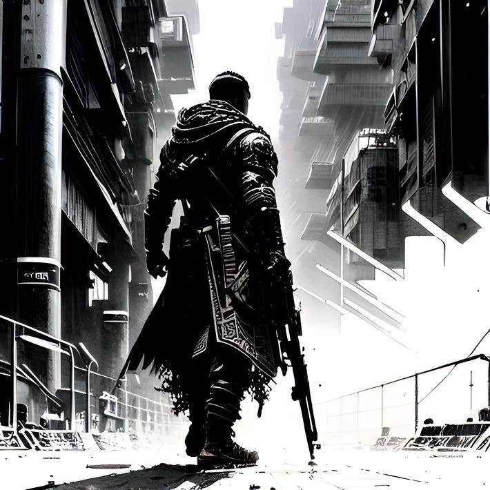 Cyberpunk Graphic Novel - and the devil died screaming