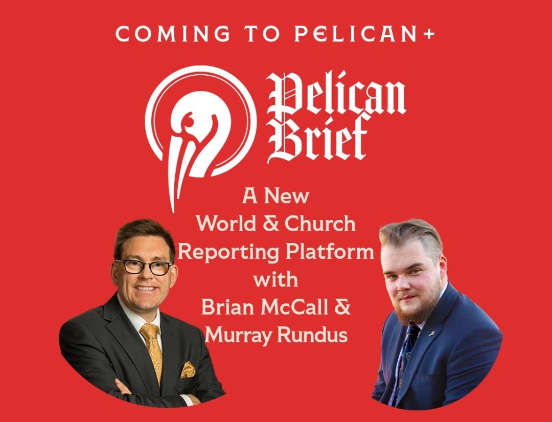 May be an image of text that says 'COMING TO PELICAN+ 2 Briet Delican A New Word World & Church Reporting Platform with Brian McCall & Murray Rundus HDON' May be an image of text that says 'COMING TO PELICAN+ 2 Briet Delican A New Word World & Church Reporting Platform with Brian McCall & Murray Rundus HDON'