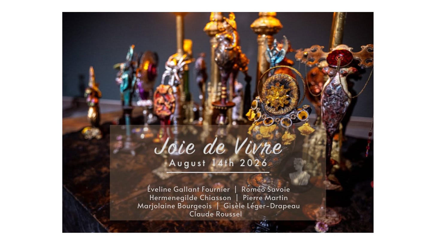 May be an image of candle holder and text that says 'Joie de Vivne August 14fh 2026 Éveline Gallant Fournier Roméo Savoie Hermenegilde Chiasson Pierre Martin Marjolaine Bourgeois Gisèle Léger Léger-Drapeau Drapeau Claude Roussel' May be an image of candle holder and text that says 'Joie de Vivne August 14fh 2026 Éveline Gallant Fournier Roméo Savoie Hermenegilde Chiasson Pierre Martin Marjolaine Bourgeois Gisèle Léger Léger-Drapeau Drapeau Claude Roussel'