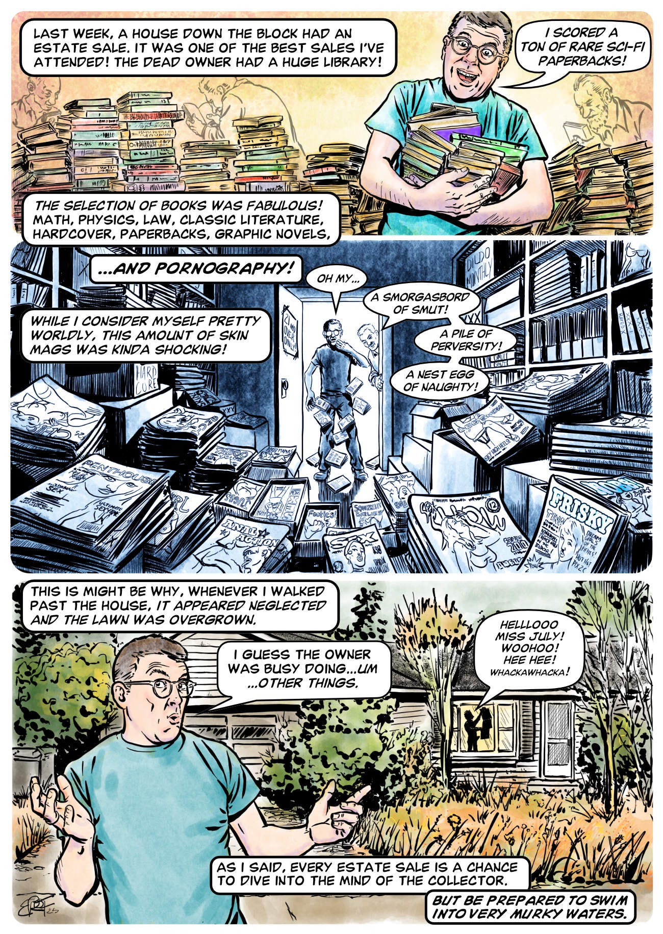The collector Inspector 4 page comic by E.r. Flynn, page 4