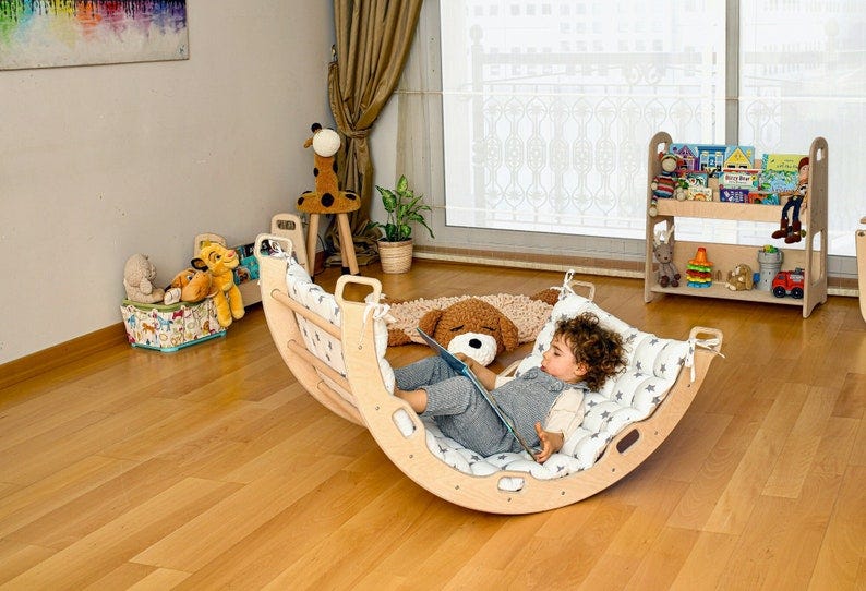 Montessori education Montessori toys 1 year old Climbing Arch + Pillow