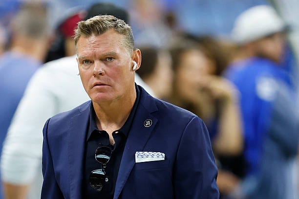 Indianapolis Colts General Manager Chris Ballard walks the sideline prior to the start of a NFL game between the Baltimore Ravens and the... Indianapolis Colts General Manager Chris Ballard walks the sideline prior to the start of a NFL game between the Baltimore Ravens and the...