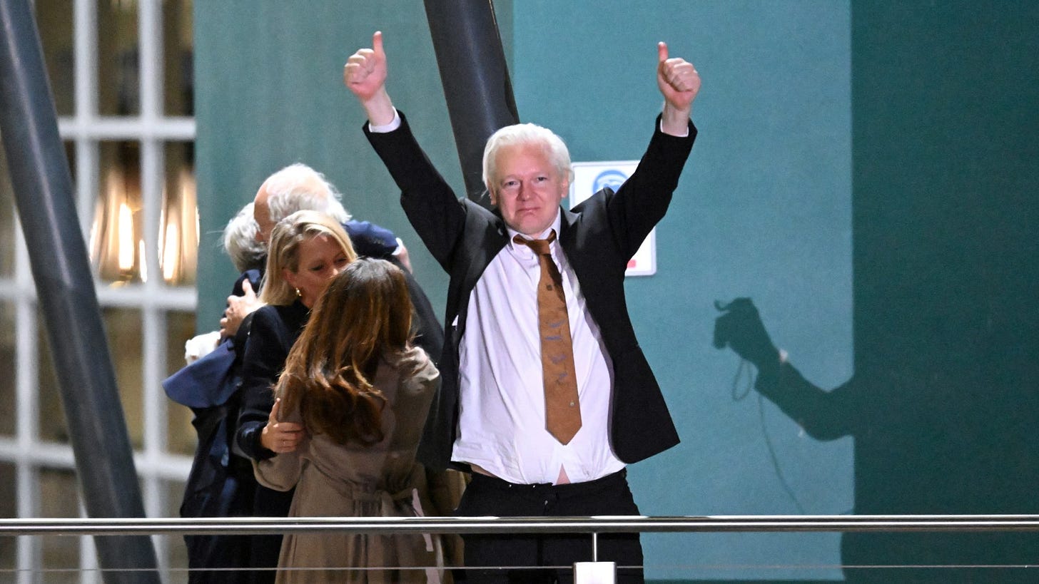 WikiLeaks’s Assange arrives in Australia following release on US plea deal