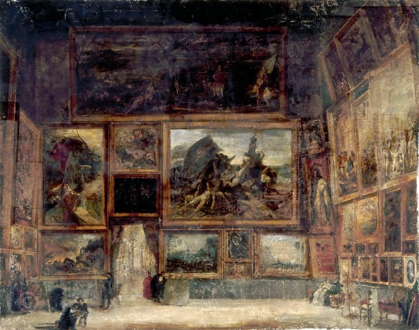 Illustration of The Raft on show in Paris Salon